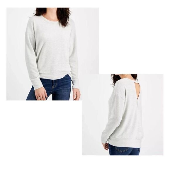 Hippie Rose Juniors Cutout-Back Knit Top - Size 3X - Picture 9 of 9